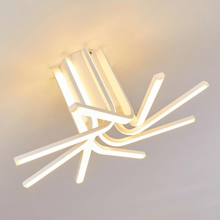 Hofstein Bangor Deckenleuchte LED Weiß, 1-flammig 4 Hofstein Bangor Deckenleuchte LED Weiß, 1-flammig – Bild 4