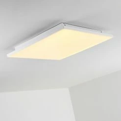 Hofstein Bankura Deckenleuchte LED Weiß, 1-flammig, Fernbedienung -LED Leuchten Verkäufe bankura deckenleuchte h3315095 10
