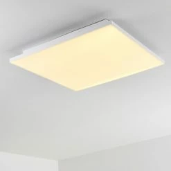 Hofstein Bankura Deckenleuchte LED Weiß, 1-flammig, Fernbedienung -LED Leuchten Verkäufe bankura deckenleuchte h3315095 2