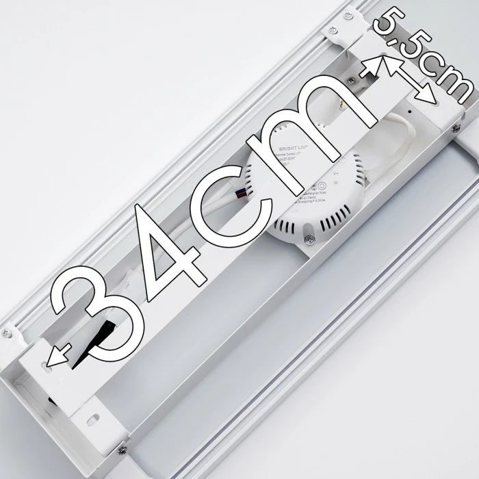 Hofstein Bankura Deckenpanel LED Weiß, 1-flammig, Fernbedienung 26 Hofstein Bankura Deckenpanel LED Weiß, 1-flammig, Fernbedienung – Bild 26