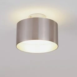 Hofstein Baraboo Deckenleuchte LED Nickel-Matt, 2-flammig -LED Leuchten Verkäufe baraboo deckenleuchte h3306956 2