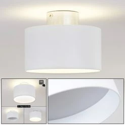 Hofstein Baraboo Deckenleuchte LED Nickel-Matt, 2-flammig