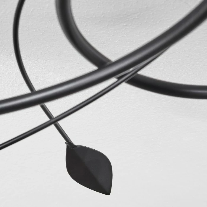 Hofstein Barasat Deckenleuchte LED Schwarz, 6-flammig 13 Hofstein Barasat Deckenleuchte LED Schwarz, 6-flammig – Bild 13