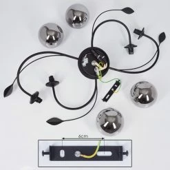 Hofstein Barasat Deckenleuchte LED Schwarz, 4-flammig 14 Hofstein Barasat Deckenleuchte LED Schwarz, 4-flammig -LED Leuchten Verkäufe barasat deckenleuchte h3558836 4