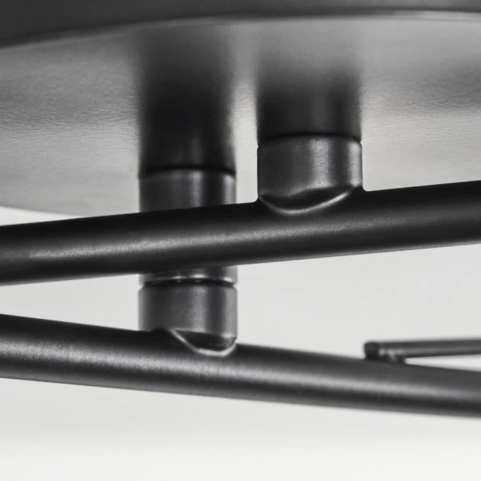 Hofstein Barasat Deckenleuchte LED Schwarz, 4-flammig 6 Hofstein Barasat Deckenleuchte LED Schwarz, 4-flammig – Bild 6