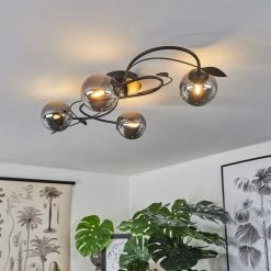 Hofstein Barasat Deckenleuchte LED Schwarz, 4-flammig 16 Hofstein Barasat Deckenleuchte LED Schwarz, 4-flammig -LED Leuchten Verkäufe barasat deckenleuchte h3558836 6