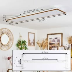 Hofstein Barasat Deckenpanel LED Weiß, 1-flammig -LED Leuchten Verkäufe barasat deckenpanel h3560914 3