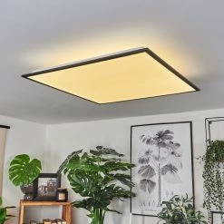 Hofstein Barasat Deckenpanel LED Schwarz, Weiß, 2-flammig -LED Leuchten Verkäufe barasat deckenpanel h3561096 8