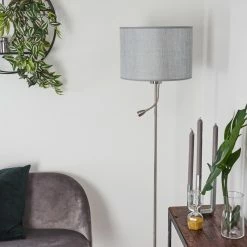 Hofstein Barruelo Stehleuchte LED Nickel-Matt, 2-flammig 23 Hofstein Barruelo Stehleuchte LED Nickel-Matt, 2-flammig -LED Leuchten Verkäufe barruelo stehleuchte h3384725 11