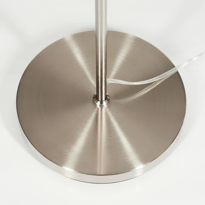 Hofstein Barruelo Stehleuchte LED Nickel-Matt, 2-flammig 6 Hofstein Barruelo Stehleuchte LED Nickel-Matt, 2-flammig – Bild 6