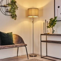 Hofstein Barruelo Stehleuchte LED Nickel-Matt, 2-flammig 18 Hofstein Barruelo Stehleuchte LED Nickel-Matt, 2-flammig -LED Leuchten Verkäufe barruelo stehleuchte h3384725 6