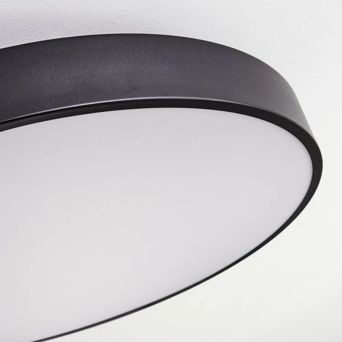 Hofstein Batamoto Deckenpanel LED Schwarz, Weiß, 2-flammig, Fernbedienung, Farbwechsler 3 Hofstein Batamoto Deckenpanel LED Schwarz, Weiß, 2-flammig, Fernbedienung, Farbwechsler – Bild 3