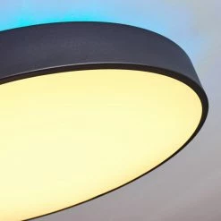 Hofstein Batamoto Deckenpanel LED Schwarz, Weiß, 2-flammig, Fernbedienung, Farbwechsler 17 Hofstein Batamoto Deckenpanel LED Schwarz, Weiß, 2-flammig, Fernbedienung, Farbwechsler -LED Leuchten Verkäufe batamoto deckenpanel h3418086 5