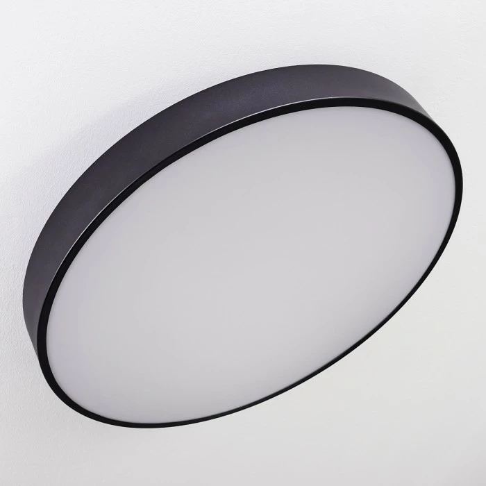 Hofstein Batamoto Deckenpanel LED Schwarz, Weiß, 2-flammig, Fernbedienung, Farbwechsler 8 Hofstein Batamoto Deckenpanel LED Schwarz, Weiß, 2-flammig, Fernbedienung, Farbwechsler – Bild 8