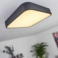 Hofstein Batamoto Deckenpanel LED Schwarz, Weiß, 2-flammig, Fernbedienung, Farbwechsler -LED Leuchten Verkäufe batamoto deckenpanel h3418437 6