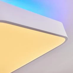 Hofstein Batamoto Deckenpanel LED Weiß, 2-flammig, Fernbedienung, Farbwechsler -LED Leuchten Verkäufe batamoto deckenpanel h3418475 2