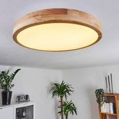 Hofstein Batamoto LED Panel Holz hell, 2-flammig, Fernbedienung -LED Leuchten Verkäufe batamoto led panel h3416631 10