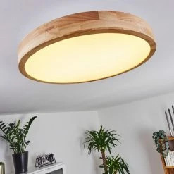Hofstein Batamoto LED Panel Holz hell, 2-flammig, Fernbedienung -LED Leuchten Verkäufe batamoto led panel h3416631 6