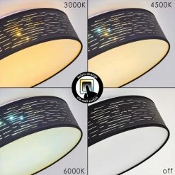 Hofstein Bathinda Deckenleuchte LED Weiß, 1-flammig -LED Leuchten Verkäufe bathinda deckenleuchte h3312063 4