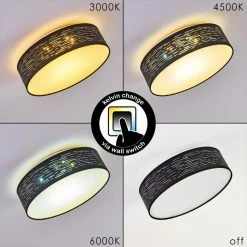 Hofstein Bathinda Deckenleuchte LED Weiß, 1-flammig -LED Leuchten Verkäufe bathinda deckenleuchte h3312063 9