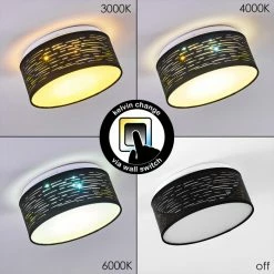 Hofstein Bathinda Deckenleuchte LED Weiß, 1-flammig -LED Leuchten Verkäufe bathinda deckenleuchte h3331163 7