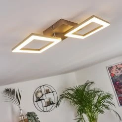 Hofstein Batuna Deckenleuchte LED Nickel-Matt, 1-flammig -LED Leuchten Verkäufe batuna deckenleuchte h3393741 10