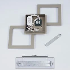 Hofstein Batuna Deckenleuchte LED Nickel-Matt, 1-flammig -LED Leuchten Verkäufe batuna deckenleuchte h3393741 4