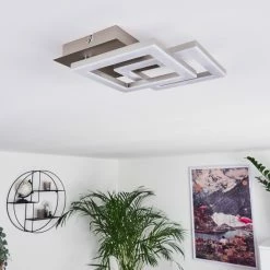 Hofstein Batuna Deckenleuchte LED Nickel-Matt, 1-flammig -LED Leuchten Verkäufe batuna deckenleuchte h3393741 9