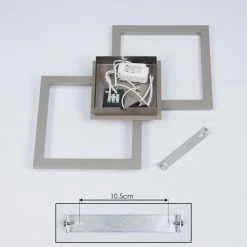 Hofstein Batuna Deckenleuchte LED Nickel-Matt, 1-flammig -LED Leuchten Verkäufe batuna deckenleuchte h3393765 4