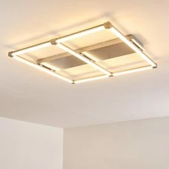 Hofstein Beken Deckenleuchte LED Nickel-Matt, 1-flammig -LED Leuchten Verkäufe beken deckenleuchte h3269350 do2 12