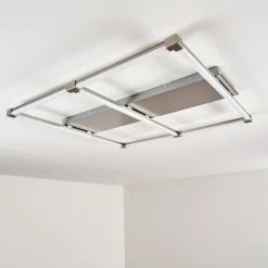 Hofstein Beken Deckenleuchte LED Nickel-Matt, 1-flammig -LED Leuchten Verkäufe beken deckenleuchte h3269350 do2 17