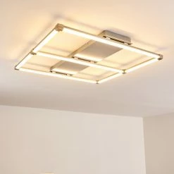 Hofstein Beken Deckenleuchte LED Nickel-Matt, 1-flammig -LED Leuchten Verkäufe beken deckenleuchte h3269350 do2 2