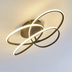 Hofstein Belgorod Deckenleuchte LED Schwarz, 1-flammig -LED Leuchten Verkäufe belgorod deckenleuchte h3314494 3