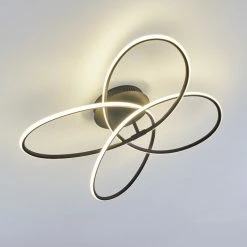 Hofstein Belgorod Deckenleuchte LED Schwarz, Weiß, 1-flammig, Fernbedienung -LED Leuchten Verkäufe belgorod deckenleuchte h3314517 10