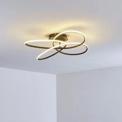 Hofstein Belgorod Deckenleuchte LED Schwarz, Weiß, 1-flammig, Fernbedienung -LED Leuchten Verkäufe belgorod deckenleuchte h3314517 8