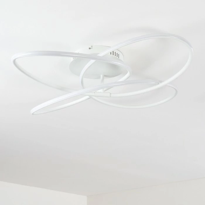 Hofstein Belgorod Deckenleuchte LED Weiß, 1-flammig, Fernbedienung 11 Hofstein Belgorod Deckenleuchte LED Weiß, 1-flammig, Fernbedienung – Bild 11