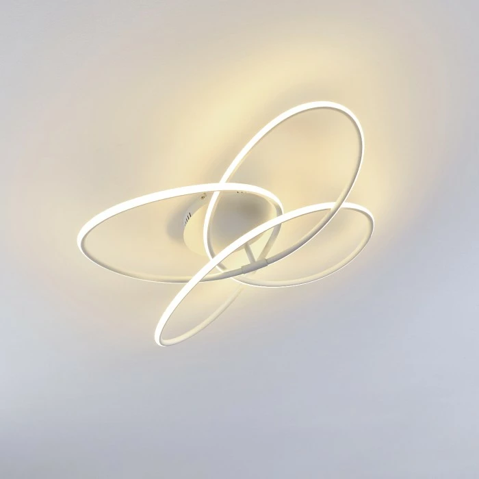 Hofstein Belgorod Deckenleuchte LED Weiß, 1-flammig, Fernbedienung 13 Hofstein Belgorod Deckenleuchte LED Weiß, 1-flammig, Fernbedienung – Bild 13