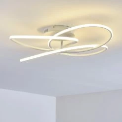 Hofstein Belgorod Deckenleuchte LED Weiß, 1-flammig, Fernbedienung 21 Hofstein Belgorod Deckenleuchte LED Weiß, 1-flammig, Fernbedienung -LED Leuchten Verkäufe belgorod deckenleuchte h3314579 2