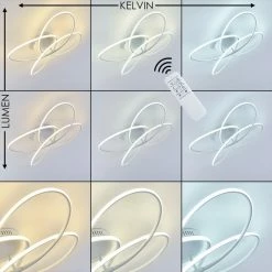 Hofstein Belgorod Deckenleuchte LED Weiß, 1-flammig, Fernbedienung 22 Hofstein Belgorod Deckenleuchte LED Weiß, 1-flammig, Fernbedienung -LED Leuchten Verkäufe belgorod deckenleuchte h3314579 3