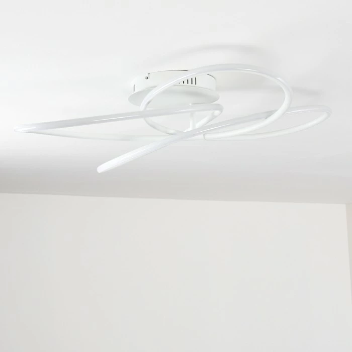 Hofstein Belgorod Deckenleuchte LED Weiß, 1-flammig, Fernbedienung 5 Hofstein Belgorod Deckenleuchte LED Weiß, 1-flammig, Fernbedienung – Bild 5