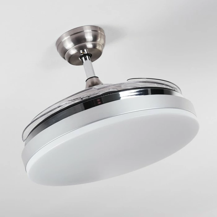 Hofstein Bendigo Deckenventilator LED Chrom, 1-flammig 16 Hofstein Bendigo Deckenventilator LED Chrom, 1-flammig – Bild 16