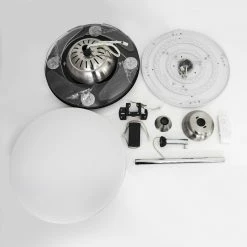 Hofstein Bendigo Deckenventilator LED Chrom, 1-flammig 37 Hofstein Bendigo Deckenventilator LED Chrom, 1-flammig -LED Leuchten Verkäufe bendigo deckenventilator h3325759 17