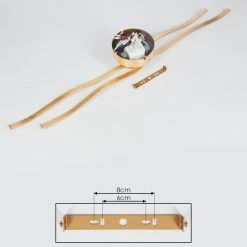 Hofstein Berisal Deckenleuchte LED Gold, 4-flammig -LED Leuchten Verkäufe berisal deckenleuchte h3550571 4