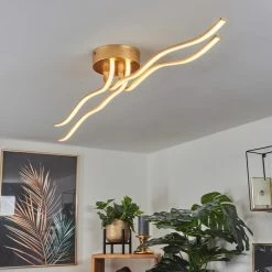 Hofstein Berisal Deckenleuchte LED Gold, 4-flammig -LED Leuchten Verkäufe berisal deckenleuchte h3550571 8