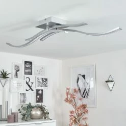 Hofstein Bernese Deckenleuchte LED Nickel-Matt, 3-flammig 23 Hofstein Bernese Deckenleuchte LED Nickel-Matt, 3-flammig -LED Leuchten Verkäufe bernese deckenleuchte h3446799 11