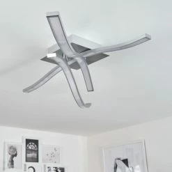 Hofstein Bernese Deckenleuchte LED Nickel-Matt, 3-flammig 21 Hofstein Bernese Deckenleuchte LED Nickel-Matt, 3-flammig -LED Leuchten Verkäufe bernese deckenleuchte h3446799 9