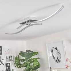 Hofstein Bernese Deckenleuchte LED Nickel-Matt, 2-flammig -LED Leuchten Verkäufe bernese deckenleuchte h3459188 10