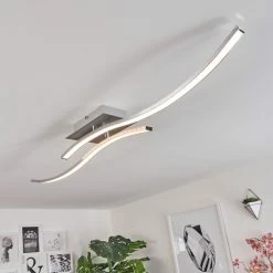 Hofstein Bernese Deckenleuchte LED Nickel-Matt, 2-flammig -LED Leuchten Verkäufe bernese deckenleuchte h3459188 9
