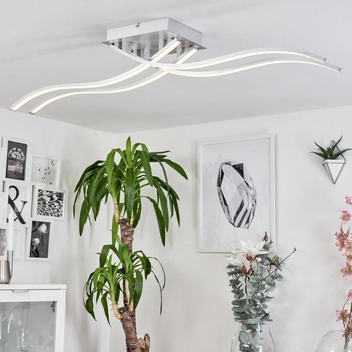 Hofstein Bernese Deckenleuchte LED Aluminium, 4-flammig 9 Hofstein Bernese Deckenleuchte LED Aluminium, 4-flammig – Bild 9