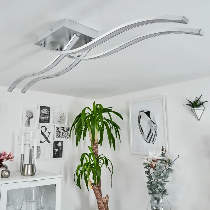 Hofstein Bernese Deckenleuchte LED Aluminium, 4-flammig 10 Hofstein Bernese Deckenleuchte LED Aluminium, 4-flammig – Bild 10